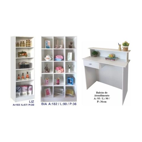 Expositor Colméia Arara Balcão = Loja Completa