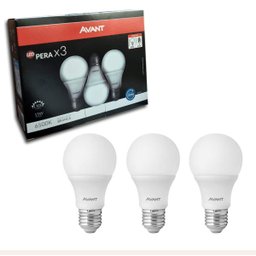 Kit 3 Lâmpadas Led 15w Bulbo Soquete E27 Bivolt Branca Fria - 3