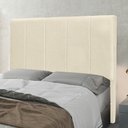 Ver imagem 2 de Cabeceira Cama Box Casal 140 Cm Arizona Linho S04 - D'Rossi Perola
