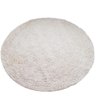 Tapete Algodão Par Sala/Quarto - Redondo - 1,20 x 1,20 - Cor Cru Médio - 3