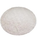 Ver imagem 3 de Tapete Algodão Par Sala/Quarto - Redondo - 1,20 x 1,20 - Cor Cru Médio