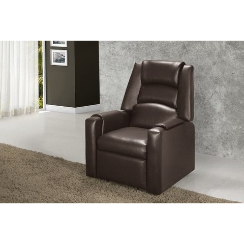Poltrona Reclinável Suécia - Corano Marrom - Estofados Pérola