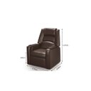 Ver imagem 3 de Poltrona Reclinável Suécia - Corano Marrom - Estofados Pérola