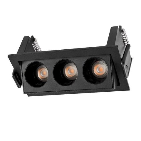 Spot Embutir Downlight Powerus Móvel 6w 3000k 540lm 38º Ip20 Irc90 Preto-nordecor
