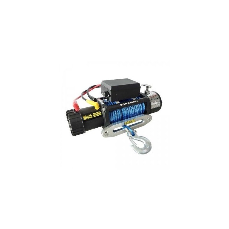 Guincho Eletrico 12V 9000Lb com Cabo Sintetico Bremen