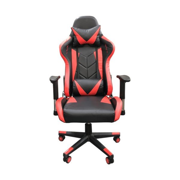 Cadeira Gamer Preta com Vermelha com Almofada Massageadora - Kzi