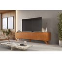 Ver imagem 3 de Rack Grecia 220 4 Portas e 1 Gaveta Mavaular Naturale