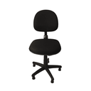 Ver imagem 3 de Cadeira Costureira e Bancada Executiva Tecido - Nr17 Ajuste Encosto:azul