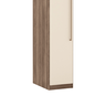 Guarda-Roupa La Belle 32cm com 1 Porta 100% MDF Castanho / Off-White - 4