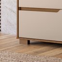 Ver imagem 5 de Comoda Casal Quarto Georgia 8 Gavetas Carvalho/fendi - Moval