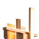 Ver imagem 1 de Arandela Tom Dourado (c)26cm (l)26cm (a)12cm 1x20w 3000k 600lm - Lr002