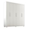 Guarda Roupa Casal Lisboa 6 Portas 2 Gavetas com Pés - 10
