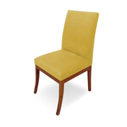 Kit 4 Cadeiras Raquel para Sala de Jantar Suede Amarelo - 2