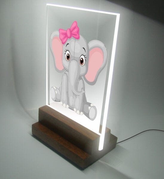 Abajur e Luminária - Elefante Baby - 2