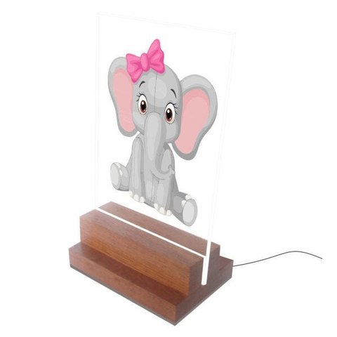 Abajur e Luminária - Elefante Baby