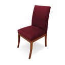 Ver imagem 2 de Kit 2 Cadeiras Raquel para Sala de Jantar Suede Bordô