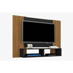 Painel para TV  47 Polegadas Navi Preto Fosco/Ripado - 2