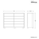 Ver imagem 4 de Cômoda Duetto Albatroz 10 Gavetas