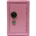 Ver imagem 1 de Mini Cofre Mecânico Segredo Chaves Dinheiro Joias Rosa