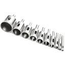 Ver imagem 2 de Kit 10 Brocas Diamantadas 6 a 50mm Fura Vidro Mármore Piso Cerâmica Granito