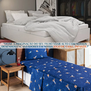 Ver imagem 5 de Conjunto de Lencol Solteiro Bouti 3 Pçs Jogo de Cama Infantil 200 Fios Super Macio:galaxia