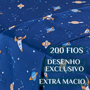 Ver imagem 3 de Conjunto de Lencol Solteiro Bouti 3 Pçs Jogo de Cama Infantil 200 Fios Super Macio:galaxia