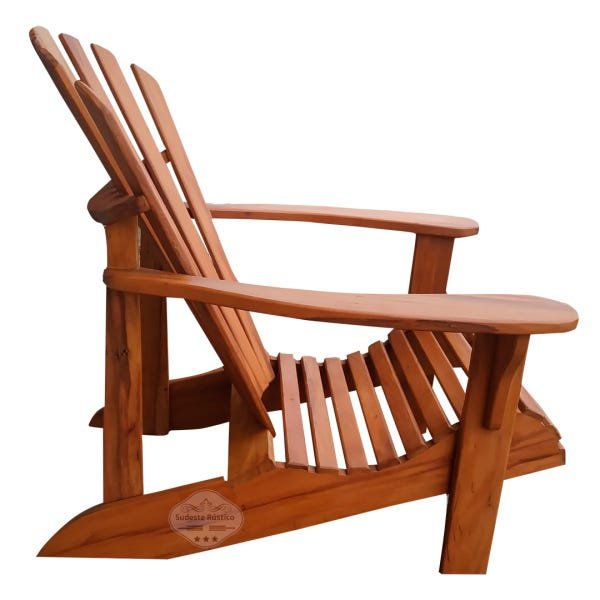 Cadeira Pavão Madeira de Demolição Rustica Maciça Sudeste Rústico - 4