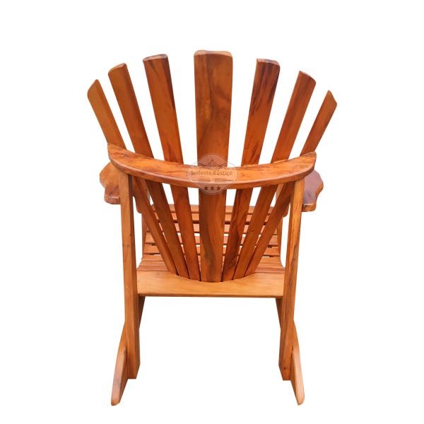 Cadeira Pavão Madeira de Demolição Rustica Maciça Sudeste Rústico - 3