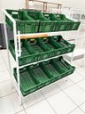 Ver imagem 3 de Expositor Frutas Suporte para Sacola com 12 Caixas Hortifruti