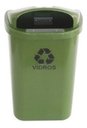 Ver imagem 4 de Kit 6 Lixeira Coleta Seletiva Papeleira - 50 Lts Cor:preto