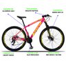 Bicicleta Aro 29 Dropp Z3-X 21v Freio a Disco Rosa e Amarelo Maben:15 - 2