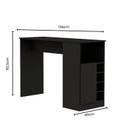 Ver imagem 3 de Bancada Gourmet Ilha para Cozinha com Nichos e 1 Porta Preto