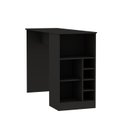 Ver imagem 4 de Bancada Gourmet Ilha para Cozinha com Nichos e 1 Porta Preto