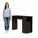 Ver imagem 5 de Bancada Gourmet Ilha para Cozinha com Nichos e 1 Porta Preto