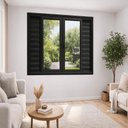 Ver imagem 2 de Janela de Correr Alumínio Preto 06 Folhas Veneziana Maxx - 120x150