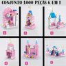 Bloco de Montar 1000 Pç Brinquedo Tipo Lego - Castelo - 3