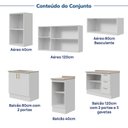 Ver imagem 5 de Cozinha Modulada 6 Peças 3 Aéreos 3 Balcões com Tampo Marselha CabeCasa MadeiraOriginals