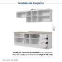 Ver imagem 6 de Cozinha Planejada 6 Peças 3 Aéreos 3 Balcões com Tampo Marselha CabeCasa MadeiraOriginals Branco
