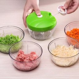 Triturador Picador Alho Cebola Vinagrete com Cordinha Manual - 5