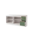 Ver imagem 4 de Balcões de Cozinha 100% Mdf 200cm Branco/verde Celeste Kappesberg