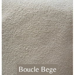Cabeceira Orgânica Naturale Tecido Bouclê Premium - Bege - 1,40 Casal - 1