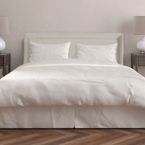 Cabeceira Orgânica Naturale Tecido Bouclê Premium - Bege - 1,40 Casal