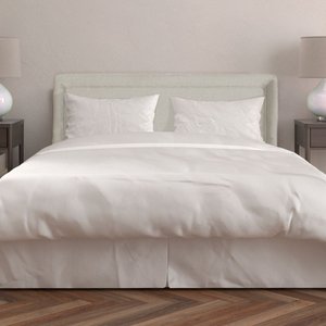 Cabeceira Orgânica Naturale Tecido Bouclê Premium - Bege - 1,40 Casal