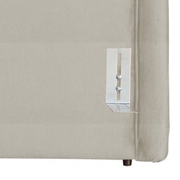 Cabeceira Orgânica Naturale Tecido Bouclê Premium - Bege - 1,40 Casal - 6