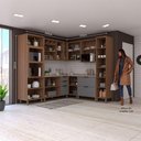 Ver imagem 6 de Cozinha Completa 8pçs Vidro Reflecta Tampos Vanilla-cinza
