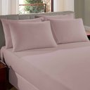 Ver imagem 1 de Lençol King Com Elástico Liso Camélia em Malha 100% Algodão Premium Penteado Sul Brasil