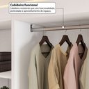 Ver imagem 5 de Closet Casal Modulado Andorra 4 Gavetas 12 Prateleiras Branco - Pnr Móveis