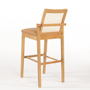 Ver imagem 2 de Banqueta Urze Encosto em Tela Indiana Quadrada Cappuccino