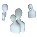 Ver imagem 1 de Estátuas Argila Decoração Família Pessoa Abraço Casa Escultura Fort Line Busto Estátuas Argila Decor