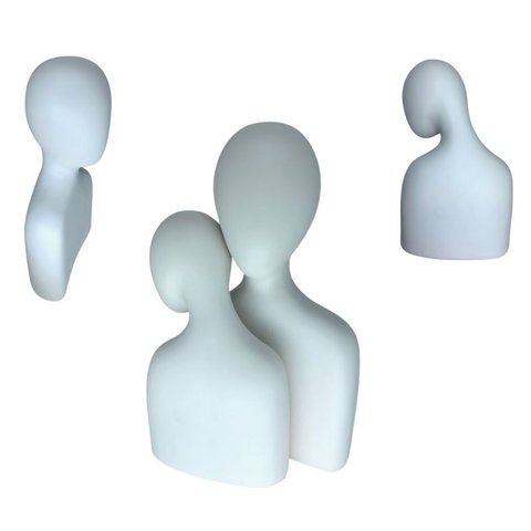 Estátuas Argila Decoração Família Pessoa Abraço Casa Escultura Fort Line Busto Estátuas Argila Decor